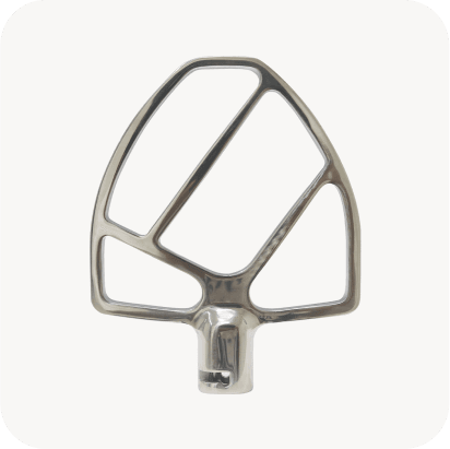 Stainless Steel Flat Beater for Cake Batter