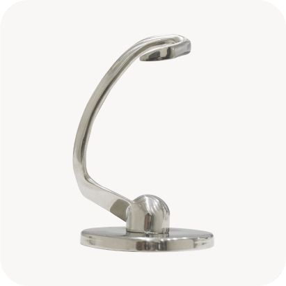 Stainless Steel Dough Hook for Heavy Bread Dough