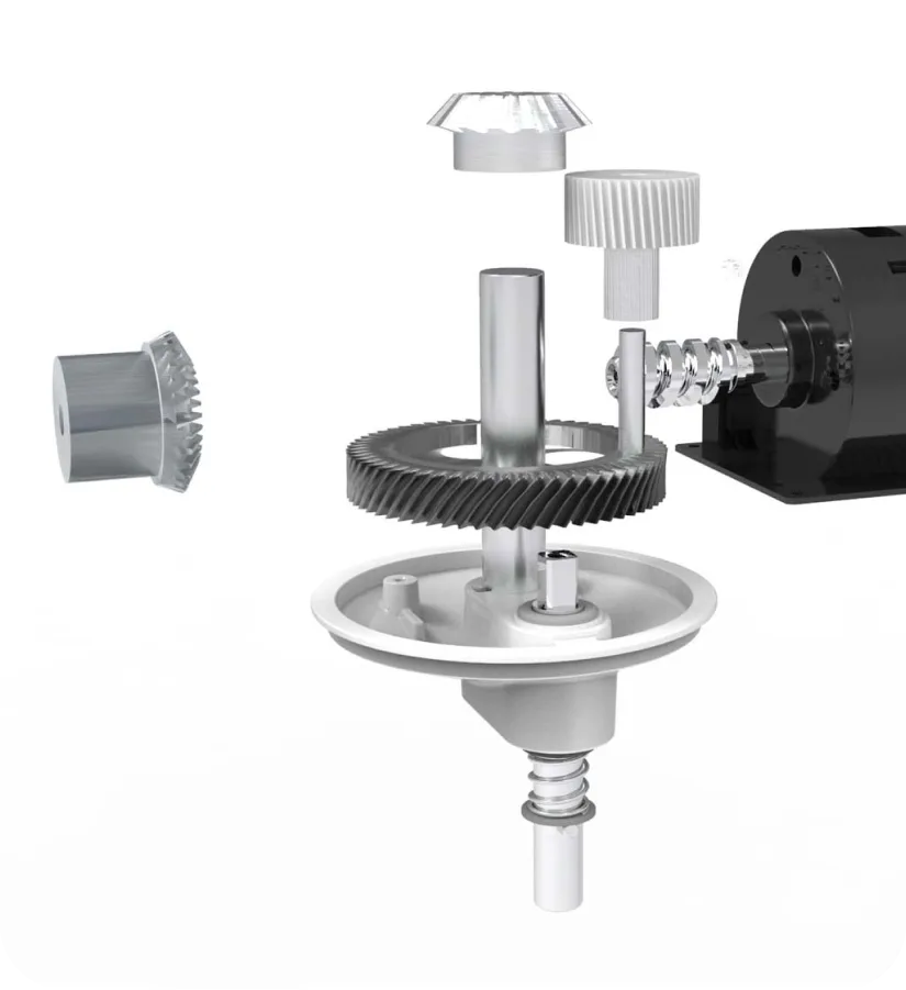 Full Steel Gear Mechanism for Heavy Duty Mixer