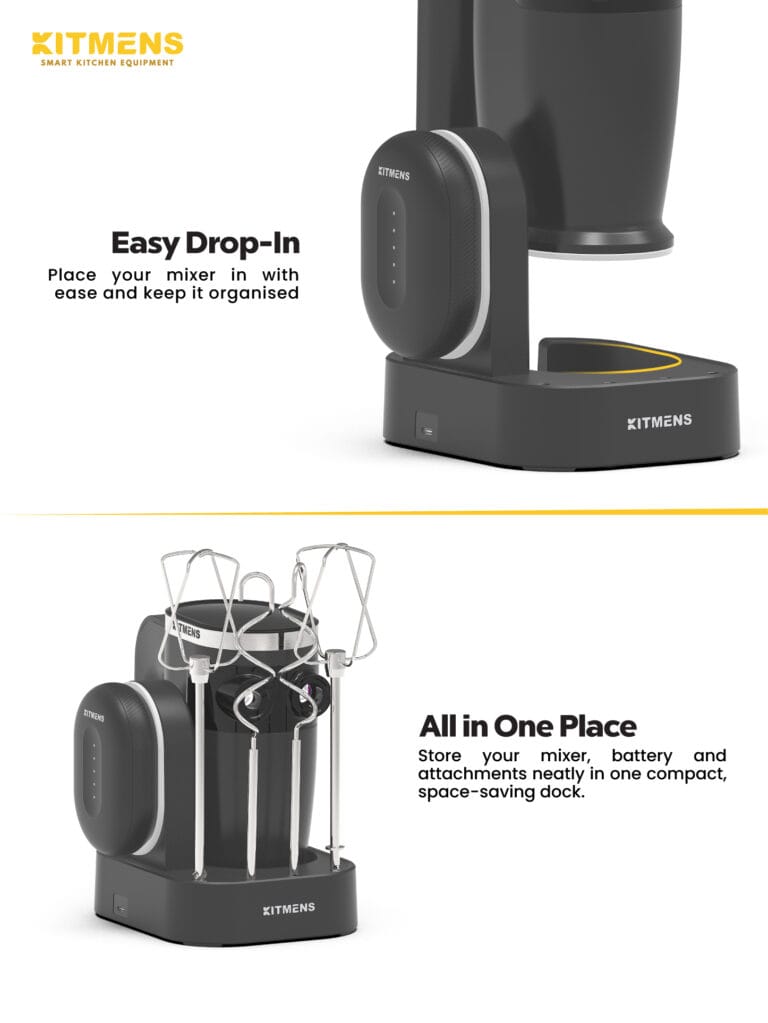 KITMENS ONE Cordless 12V Battery Rechargeable Interchangeable Portable Battery For Chopper Hand Mixer Blender Bateri