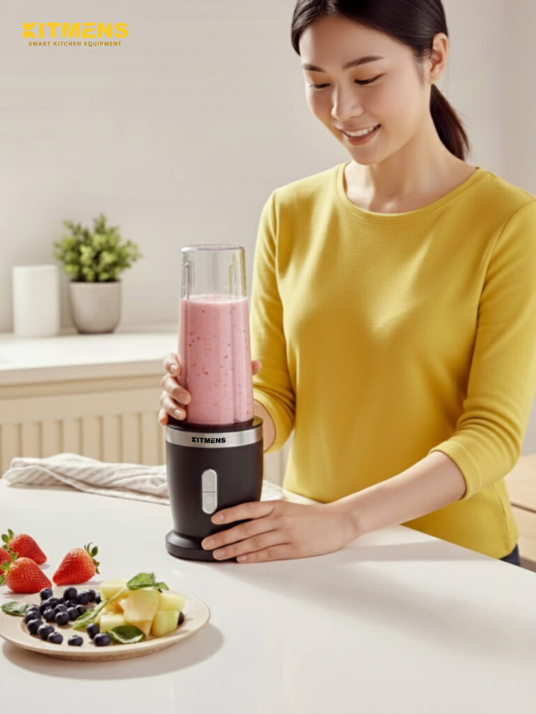 KITMENS ONE Cordless Blender Portable Juice Smoothie Pengisar Personal Wireless Mini Blender Jus Coffee Nut Grinder