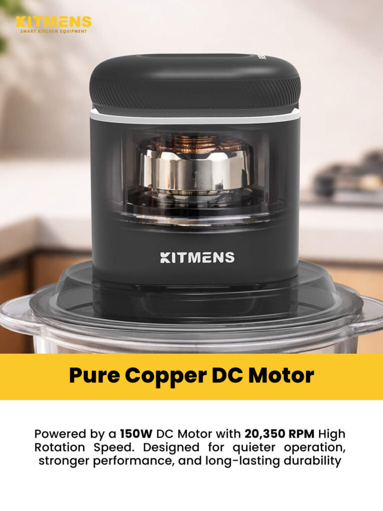 KITMENS ONE Cordless Chopper Wireless Food Processor Garlic Chilli Meat Mincer Portable Grinder Pencincang Bawang Daging